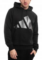 Bluza męska adidas Holiday 3S Hoodie. Czarne bluzy męskie Adidas, m, bez wzorów, z bawełny, z kapturem. Za 215.99 zł.