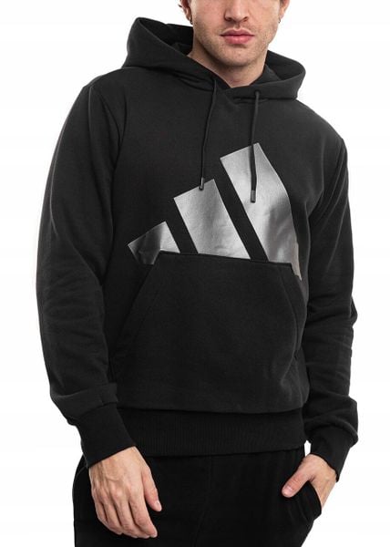 Bluza męska adidas Holiday 3S Hoodie. Czarne bluzy męskie Adidas, m, bez wzorów, z bawełny, z kapturem. Za 215.99 zł.