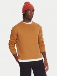 Quiksilver Bluza Salt Water EQYFT05158 Beżowy Comfort Fit. Brązowe bluzy męskie Quiksilver, l, bez wzorów, z bawełny, bez kaptura. Za 219.99 zł.