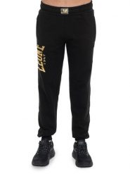 Męskie złote spodnie dresowe. Czarne spodnie sportowe męskie LEONE 1947 APPAREL, m, bez wzorów, z dresówki, na fitness i siłownię. Za 294.70 zł.