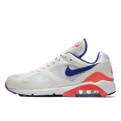 Buty do chodzenia dla dorosłych Air Max 180 Ultramarine (2024). Białe obuwie sportowe damskie Nike, bez wzorów, z materiału, trekkingowe, nike air max. Za 1,181.96 zł.