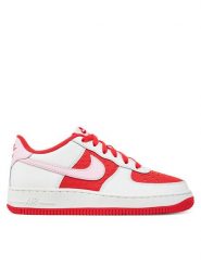 Nike Sneakersy Air Force 1 Bg HV5165 121 Czerwony. Czerwone buty sportowe dziewczęce Nike, bez wzorów, ze skóry, bez zapięcia. Za 429.99 zł.