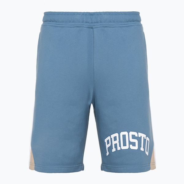 Spodenki męskie PROSTO Skroozit. Niebieskie szorty męskie Prosto., m, bez wzorów, z bawełny. Za 249.99 zł.