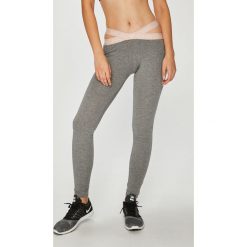Emporio Armani - Legginsy. Szare legginsy damskie Emporio Armani, z bawełny. W wyprzedaży za 199.90 zł.