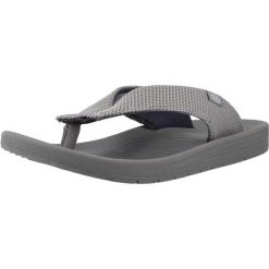 Sandały HEY DUDE MILO Szary. Szare sandały męskie PRO BRANDS, z tkaniny, bez zapięcia. Za 120.99 zł.