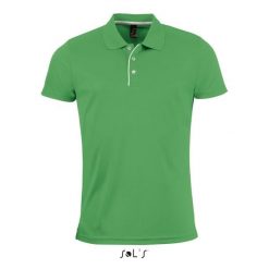 Polo Sol's Performer. Zielone koszulki polo męskie SOL'S, m, bez wzorów, bez ramiączek. Za 126.00 zł.