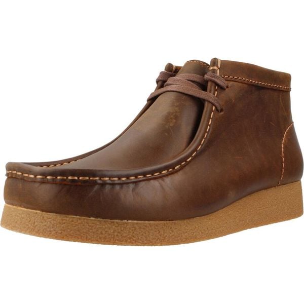 Buty CLARKS 26172822C Brązowy. Brązowe trekkingi męskie Clarks, trekkingowe. Za 419.99 zł.