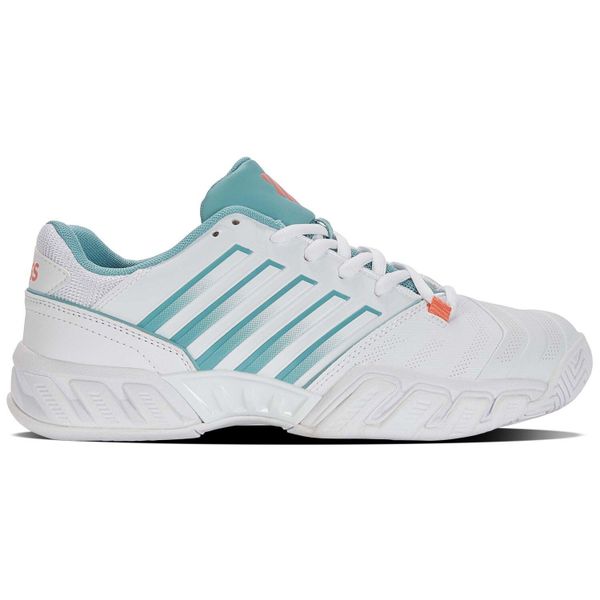 Women's K-swiss Bigshotight 4. Niebieskie obuwie sportowe damskie K-SWISS, bez wzorów, z materiału, tenisowe. W wyprzedaży za 330.50 zł.