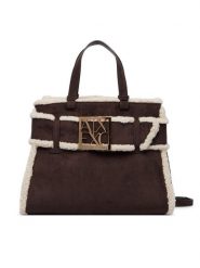 Armani Exchange Torebka XW000285 AF26995 M6027 Brązowy. Brązowe torebki do ręki damskie Armani Exchange, bez wzorów, z materiału, bez dodatków. Za 754.99 zł.