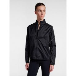 Kobiece wodoodporne kurtki składane Newline. Czarne bluzy sportowe damskie Newline, bez wzorów, bez kaptura. Za 288.00 zł.
