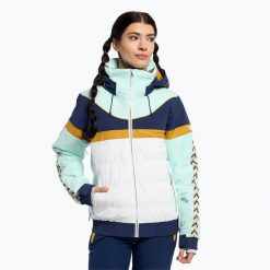 Kurtka snowboardowa damska ROXY Peak Chic Insulated. Białe kurtki damskie Roxy, xl, bez wzorów, z poliesteru, bez kaptura, narciarskie. Za 837.00 zł.