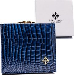 Milano Design Elegancki, mały portfel damski na bigiel i zatrzask - Milano Design NoSize. Portfele damskie MILANO DESIGN, bez wzorów. Za 76.54 zł.