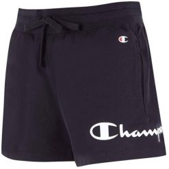 Szorty sportowe Champion Czarny. Czarne szorty sportowe damskie Champion, xl, bez wzorów, z materiału, sportowe. Za 208.20 zł.