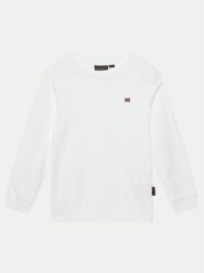 Napapijri Bluza Balis C 1 NP0A4G4L0021 D Biały Regular Fit. Białe bluzy dla chłopców Napapijri, bez wzorów, z bawełny, bez ramiączek, bez kaptura. Za 139.99 zł.