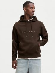 Jack & Jones Bluza Star 12233972 Brązowy Relaxed Fit. Brązowe bluzy męskie Jack & Jones, m, bez wzorów, z bawełny, bez kaptura. Za 189.99 zł.