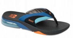 Reef M'S Fanning +, blue/black/orange, 44 (us 11). Czarne klapki męskie Reef. Za 276.09 zł.
