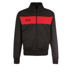 Kurtka z dresu Lonsdale Alnwick. Czarne kurtki męskie Lonsdale, m, bez wzorów, z dresówki, sportowe, bez kaptura. Za 283.50 zł.