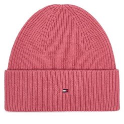 Czapka Tommy Hilfiger. Czerwone czapki i kapelusze damskie Tommy Hilfiger, na zimę, bez wzorów. Za 189.99 zł.