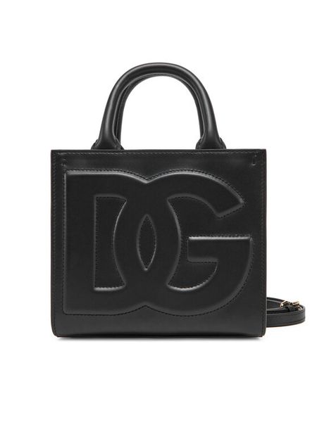 Dolce&Gabbana Torebka BB7479 AW576 Czarny. Czarne torebki do ręki damskie Dolce&Gabbana, bez wzorów, ze skóry, bez dodatków. Za 4,339.00 zł.