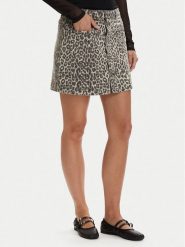 ONLY Spódnica jeansowa Amazing 15371282 Beżowy Regular Fit. Brązowe spódnice damskie Only, m, bez wzorów, z bawełny. Za 129.99 zł.