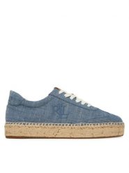 LAUREN RALPH LAUREN Espadryle 802P10497001 Niebieski. Niebieskie espadryle damskie Lauren Ralph Lauren, bez wzorów, z materiału, bez obcasa, bez zapięcia. Za 729.99 zł.