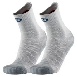 Skarpety trekkingowe kobieta Therm-ic Trekking Temperate Crew Lady dwuwarstwowa. Szare skarpety damskie THERM-IC, bez wzorów, z materiału. Za 145.00 zł.