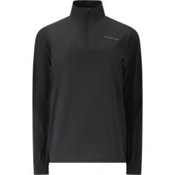 Endurance Kurtka Typhoro W Half Zip - Dopasowany krój, elastyczna. Czarne kurtki damskie Endurance, bez wzorów, z elastanu, bez kaptura, na fitness i siłownię. Za 221.00 zł.