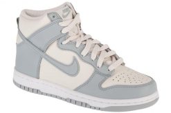 Buty sportowe Sneakersy damskie, Dunk High Bg. Białe obuwie sportowe damskie Nike, bez wzorów, z materiału, trekkingowe. Za 597.00 zł.