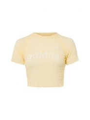 Adidas Originals Koszulka Kobiety żółty, L. Żółte koszulki sportowe damskie adidas Originals, l, bez wzorów, bez kołnierzyka, bez ramiączek. Za 89.95 zł.