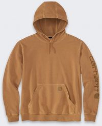 Visent Bluza Carhartt Durham Garment BROWN. Brązowe bluzy męskie Visent, m, bez wzorów, bez kaptura. Za 301.05 zł.