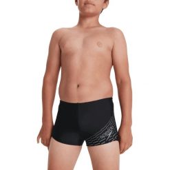 Spodenki kąpielówki dla dzieci Speedo Medley. Szare kąpielówki dla chłopców Speedo, bez wzorów, z lycry. Za 107.00 zł.