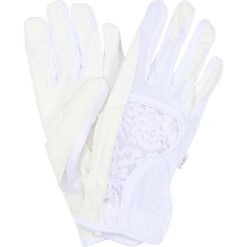 Damskie koronkowe rękawiczki jeździeckie Equipage Larissa. Białe rękawiczki damskie EQUIPAGE, na lato, bez wzorów, z koronki, eleganckie. Za 198.50 zł.