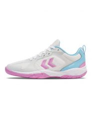 Buty halowe Hummel Speed Court. Białe obuwie sportowe damskie Hummel, bez wzorów, z gumy, do koszykówki. Za 379.40 zł.