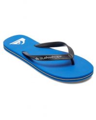 Klapki dla Mężczyzn MOLOKAI CORE Niebieski. Niebieskie klapki męskie Quiksilver, z gumy. Za 84.99 zł.