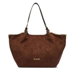 Torebka LOVE MOSCHINO. Brązowe torebki do ręki damskie Love Moschino, bez wzorów, bez dodatków. Za 1,029.00 zł.