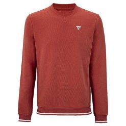 Męska bluza tenisowa Tecnifibre Terry Sweater. Brązowe bluzy męskie TECNIFIBRE, m, bez wzorów, z bawełny, bez kaptura. Za 259.99 zł.