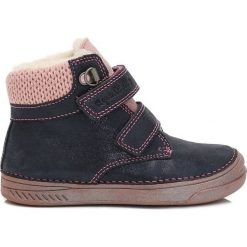 D-D-step dziewczęce botki 36 niebieski. Niebieskie botki dziewczęce D-D-Step, z dzianiny, bez zapięcia. Za 214.00 zł.