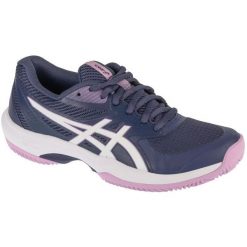 Buty do tenisa Asics Game Ff Clay/OC 1042A282-500 granatowe. Obuwie sportowe damskie bez wzorów, z gumy, tenisowe. Za 501.90 zł.