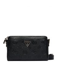Guess Torebka Cresidia II Mini HWPD98 88720 Czarny. Czarne listonoszki damskie Guess, z aplikacjami, ze skóry, bez dodatków. Za 549.99 zł.