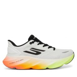 Buty do biegania Skechers. Białe buty sportowe męskie Skechers, bez zapięcia, do biegania. Za 679.99 zł.