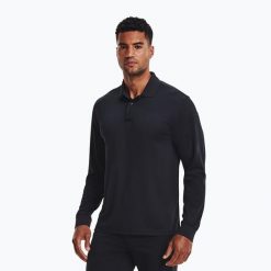 Longsleeve męski Under Armour Tactical Performance Polo 2.0 Dark blue/Dark. Niebieskie buty sportowe męskie Under Armour, m, bez wzorów, bez kołnierzyka, bez ramiączek, na fitness i siłownię. Za 219.99 zł.
