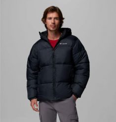 Kurtka puchowa Mężczyzna COLUMBIA Puffect™ II Hooded. Czarne kurtki męskie Columbia, na zimę, l, bez wzorów, z materiału, bez kaptura. Za 829.99 zł.