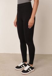 Czarne Legginsy z Wysokim Stanem z Modelującymi Wstawkami Onorata. Czarne legginsy damskie Born2be, m, bez wzorów, z jeansu. Za 59.99 zł.