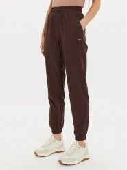 Athlecia Spodnie dresowe Hero W Track EA233336 Brązowy Regular Fit. Brązowe spodnie dresowe damskie Athlecia, bez wzorów, z dresówki. Za 129.99 zł.