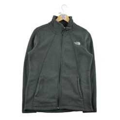 Second life - The North Face kurtka polarowa damska - Jak nowy. Czarne kurtki damskie The North Face, l, bez wzorów, z materiału, bez kaptura, outdoorowe. Za 170.36 zł.