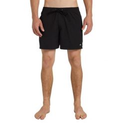 Szorty kąpielowe dla Mężczyzn EVERYDAY SOLID VOLLEY 15". Czarne krótkie spodenki sportowe męskie Quiksilver, m, bez wzorów, z poliesteru. Za 129.99 zł.
