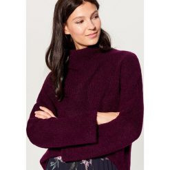 Sweter z domieszką wełny - Bordowy. Czerwone swetry damskie Mohito, z wełny. Za 119.99 zł.