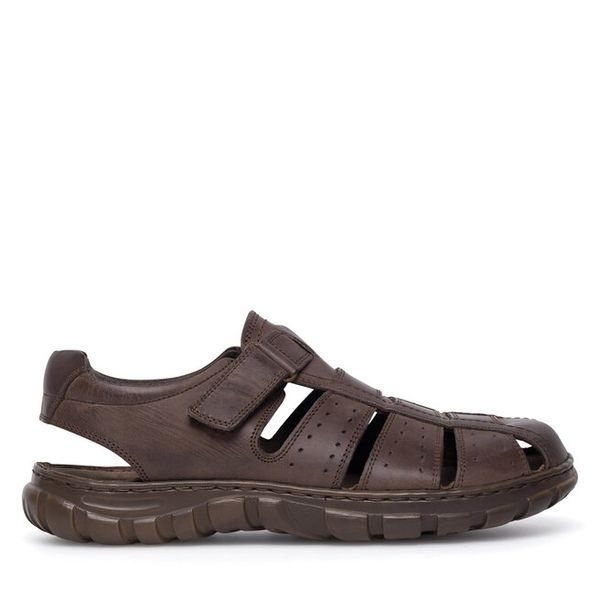 Sandały Lasocki. Czarne sandały damskie Lasocki, bez wzorów, bez obcasa, na płaskiej podeszwie, bez zapięcia. Za 159.99 zł.