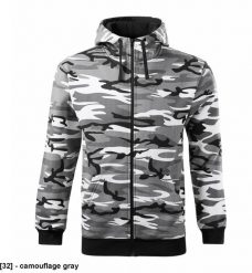 MALFINI - ADLER - Bluza męska, 300 g/m, 65 % bawełna, 35 % poliester camouflage gray XL. Szare bluzy męskie Malfini, m, bez wzorów, z bawełny, bez kaptura. Za 77.73 zł.