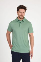 Koszulka Polo z 100% Wełny Merino (170 g/m² - Piqué). Brązowe koszulki polo męskie WOOLONA, na lato, l, bez wzorów, z dzianiny, eleganckie, bez ramiączek. Za 288.00 zł.